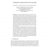 A Semantic Framework for Test Coverage