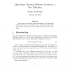 {Algorithmic Minimal Sufficient Statistics: a New Definition