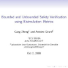 Bounded and Unbounded Safety Verification Using Bisimulation Metrics