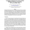 Combining Linguistic Processing and Web Mining for Question Answering: ITC-irst at TREC 2004