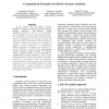 Computational Evaluation of Software Security Attributes