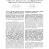 Cooperative Rec-I-DCM3: A Population-Based Approach for Reconstructing Phylogenies