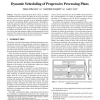 Dynamic Scheduling of Progressive Processing Plans