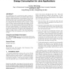 Efficient code caching to improve performance and energy consumption for java applications
