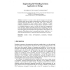 Engineering Self-modeling Systems: Application to Biology