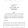 Functions with prescribed best linear approximations