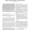 Fundamental Rate-Reliability-Complexity Limits in Outage Limited MIMO Communications