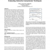 Have a say over what you see: evaluating interactive compression techniques