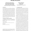 Improving distributed memory applications testing by message perturbation