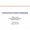 Interconnect-Centric Computing