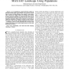 Learning the Large-Scale Structure of the MAX-SAT Landscape Using Populations
