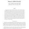 Linear Processing and Sum Throughput in the Multiuser MIMO Downlink