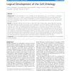 Logical Development of the Cell Ontology