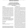 Model-driven development of component-based adaptive distributed applications