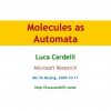 Molecules as Automata