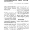 Performance Evaluation of Grid Computing with Parallel Routes Transmission