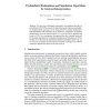 Probabilistic Bisimulation and Simulation Algorithms by Abstract Interpretation