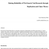 Raising reliability of web search tool research through replication and chaos theory