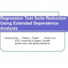 Regression test suite reduction using extended dependence analysis