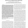 Resource management with hoses: point-to-cloud services for virtual private networks