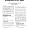 SourceRank: relevance and trust assessment for deep web sources based on inter-source agreement