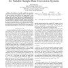 Spectral Properties and Interpolation Error Analysis for Variable Sample Rate Conversion Systems