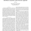 Spectrum sharing in multiple-antenna channels: A distributed cooperative game theoretic approach