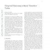 Temporal Reasoning without Transitive Tables
