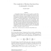 The complexity of Boolean functions from cryptographic viewpoint